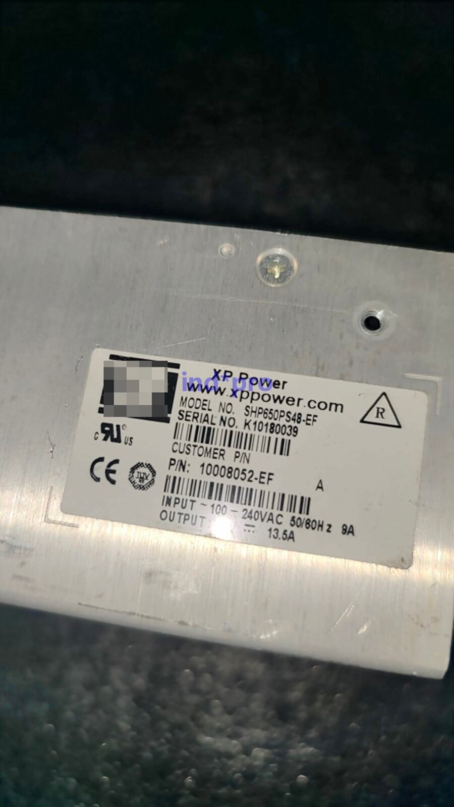 XP DC power supply SHP650PS48-EF test is OK.