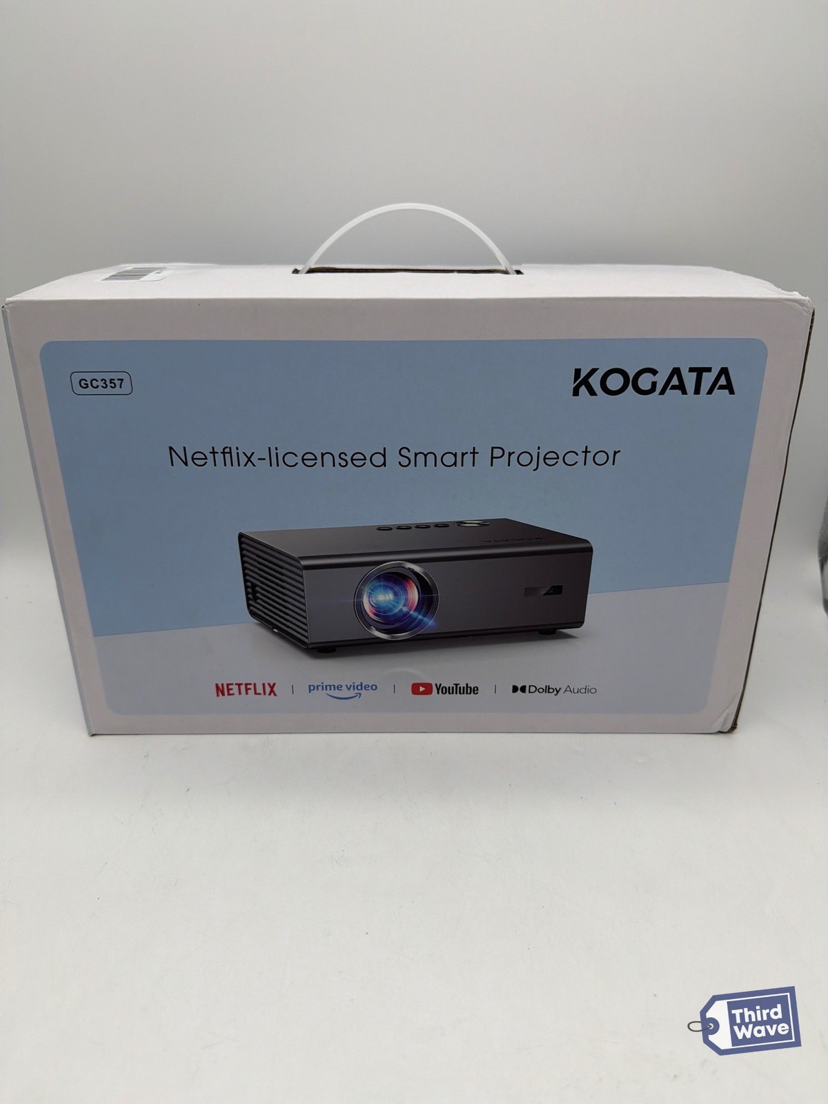 KOGATA Smart Projector Bedroom ANSI Compatible with Netflix YouTube PrimeVideo
