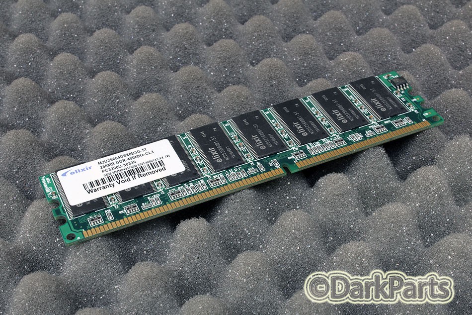 Elixir M2U25664DS88B3G-5T 256MB Memory RAM PC3200U-30330