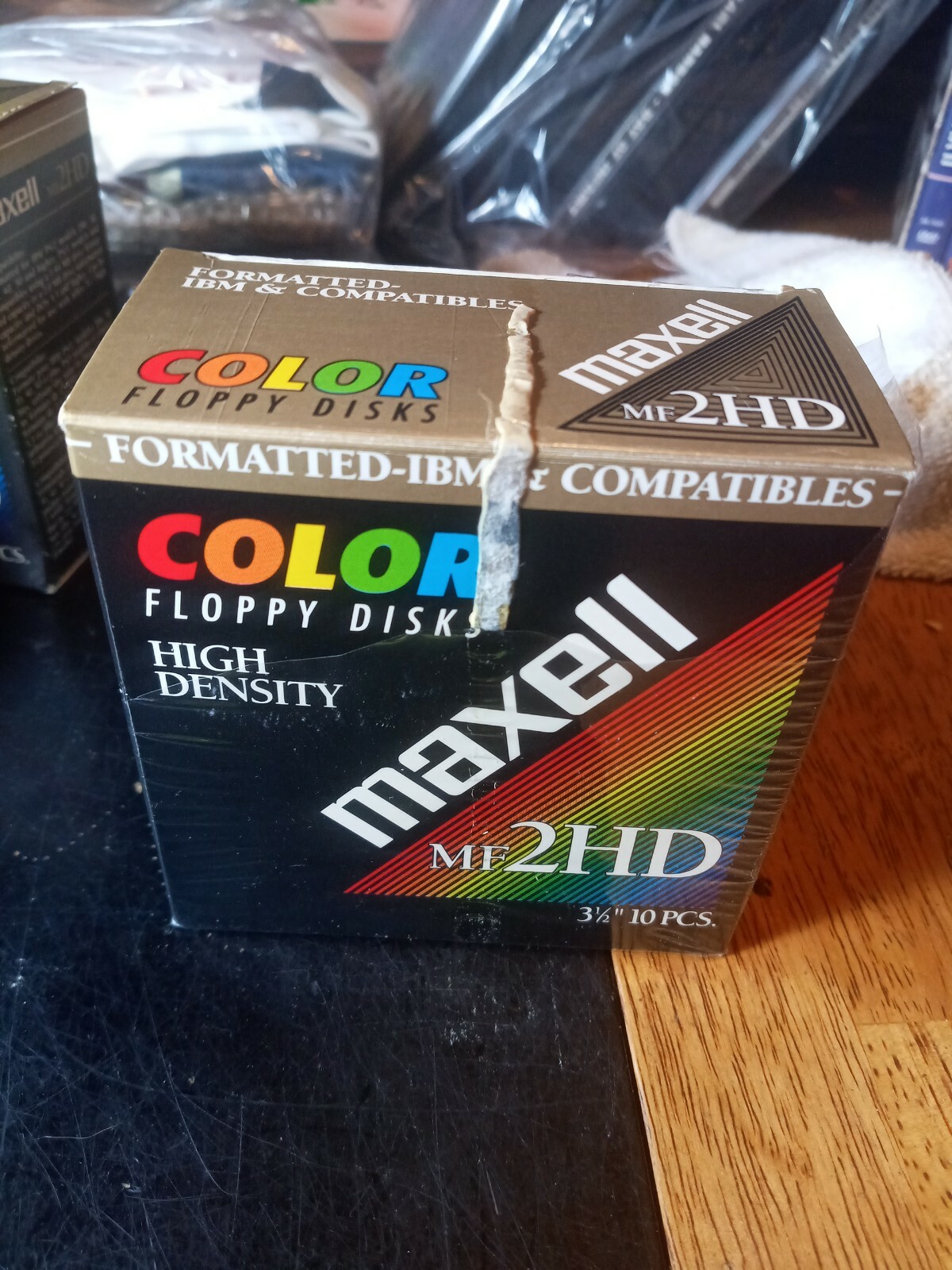 Maxell MF2HD Micro Floppy Disk 3.5" Super RDII 11pcs. Opened new