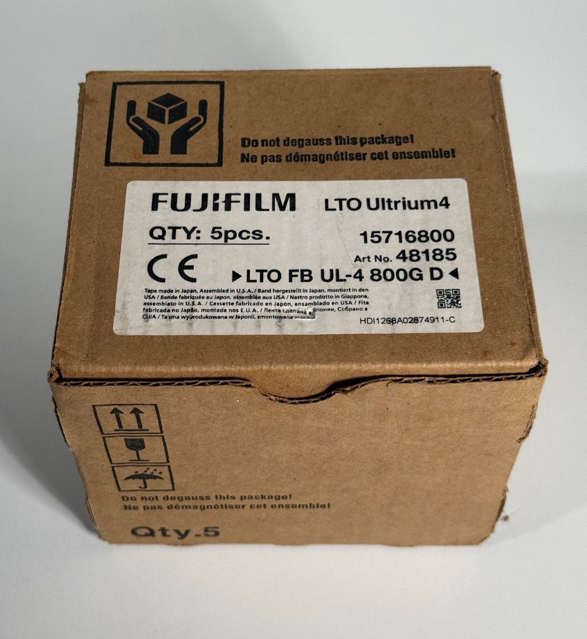 5x FUJI LTO ULTRIUM 4 Data Cartridge Backup DATA TAPE 800GB / 1.6TB SEALED NEW