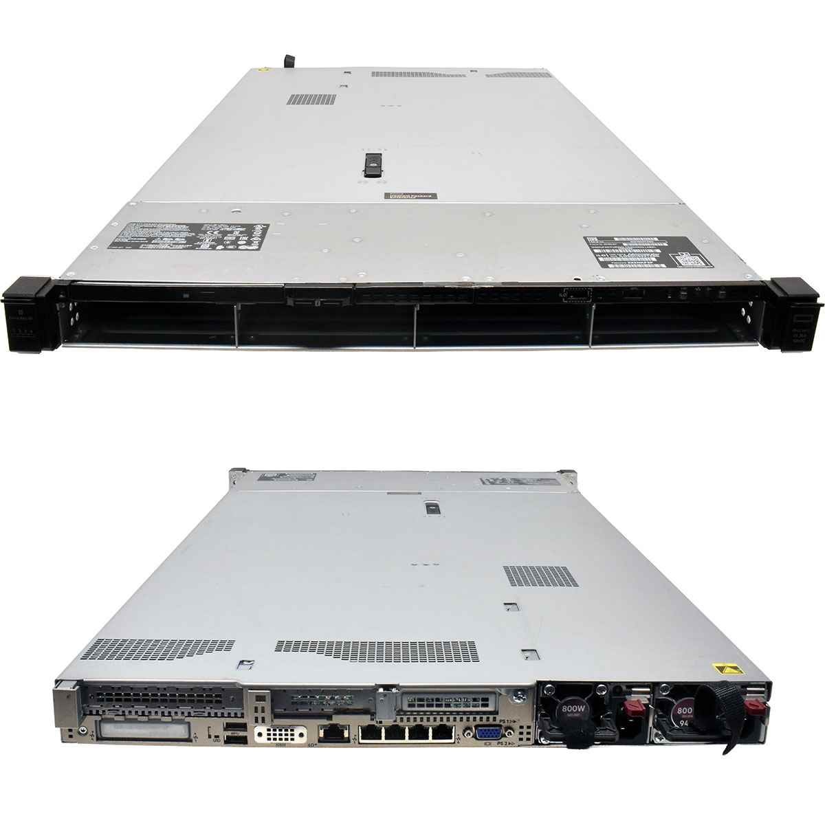 HP ProLiant DL360 G10 1U Server No CPU 0GB DDR4 RAM 2xHS Normal 4 Bay 3.5"