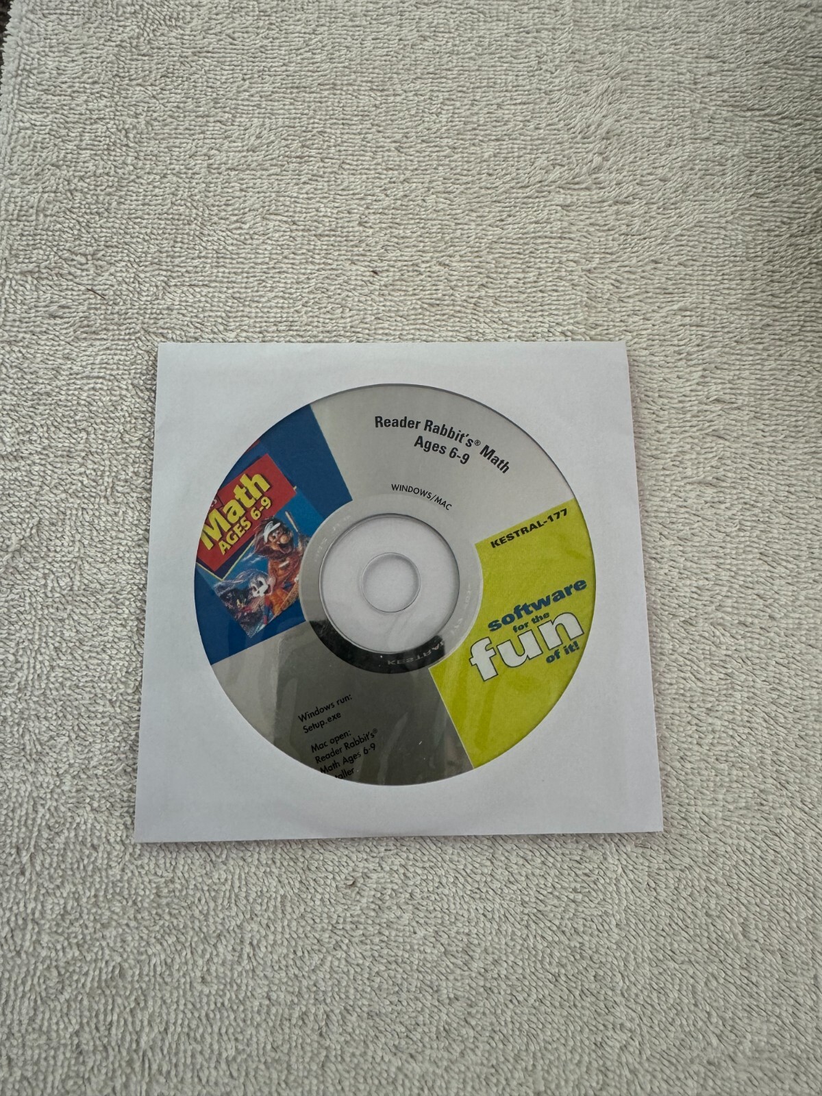 READER RABBIT'S MATH AGES 6-9 1998 Win XP