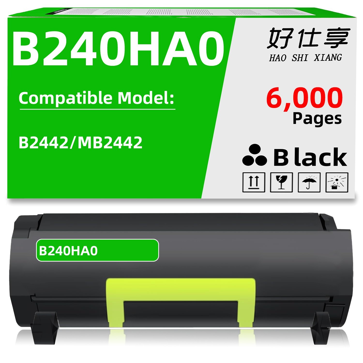 B240HA0 B241H00 Toner Cartridge Compatible for Lexmark B2442 MB2442 B2546 MB2546