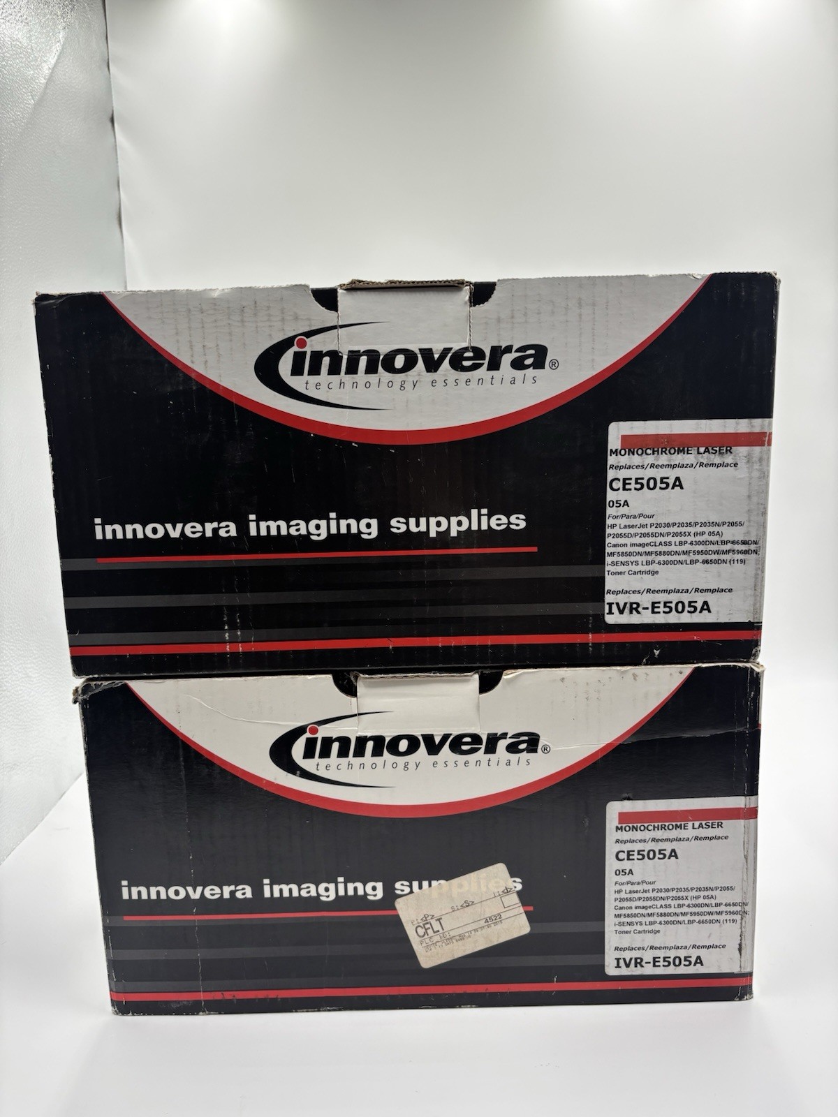 Lot of 2 Innovera Compatible HP 05A CE505AC Black Toner LaserJet P2035 P2055