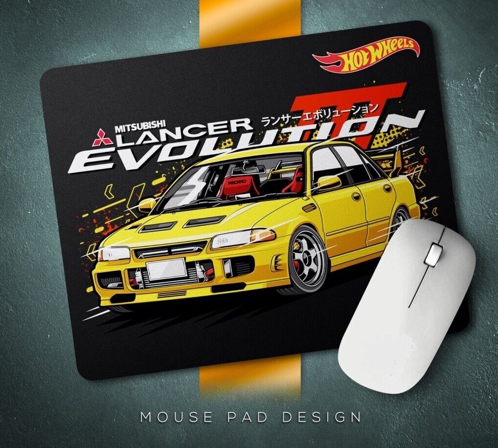 GAMING MOUSE PAD HOTWHEELS CAR DESIGN -(Non-slip rubber base)