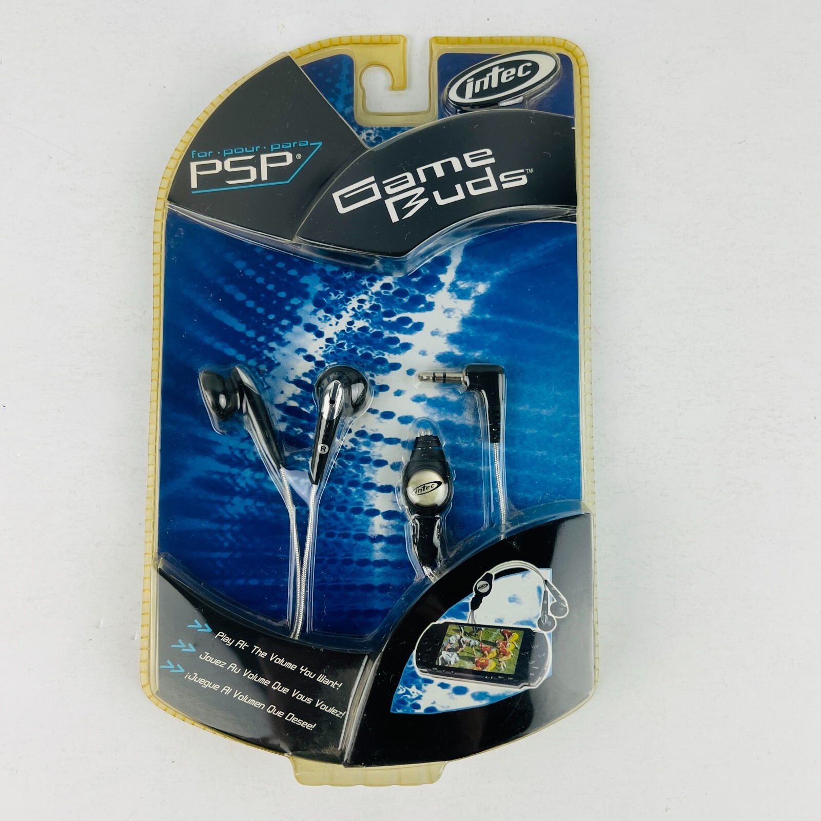 Intec PSP Game Ear Buds Head Phones - New Sealed