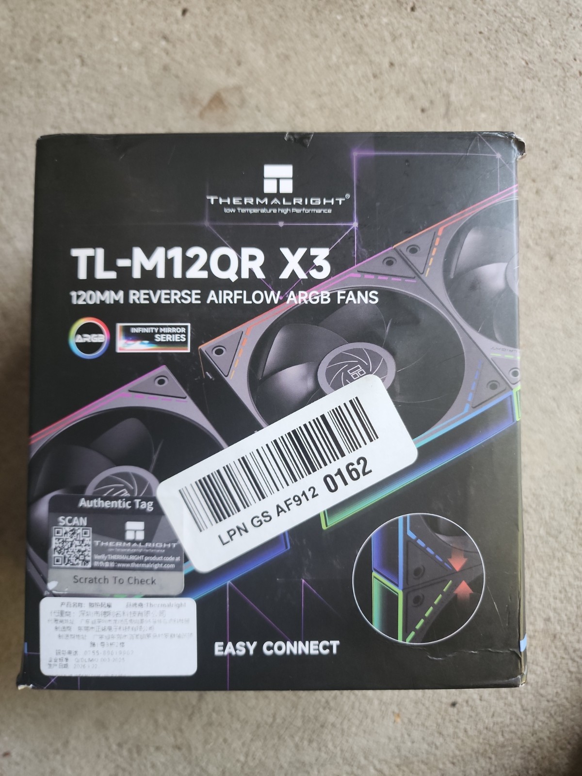 Thermalright TL-M12QR X3 120mm Triple Fans