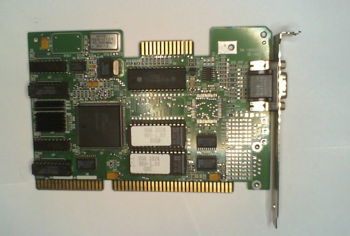 ATI 104C109512 VGA 1024 ISA VIDEO ADAPTER 1090009510 1990