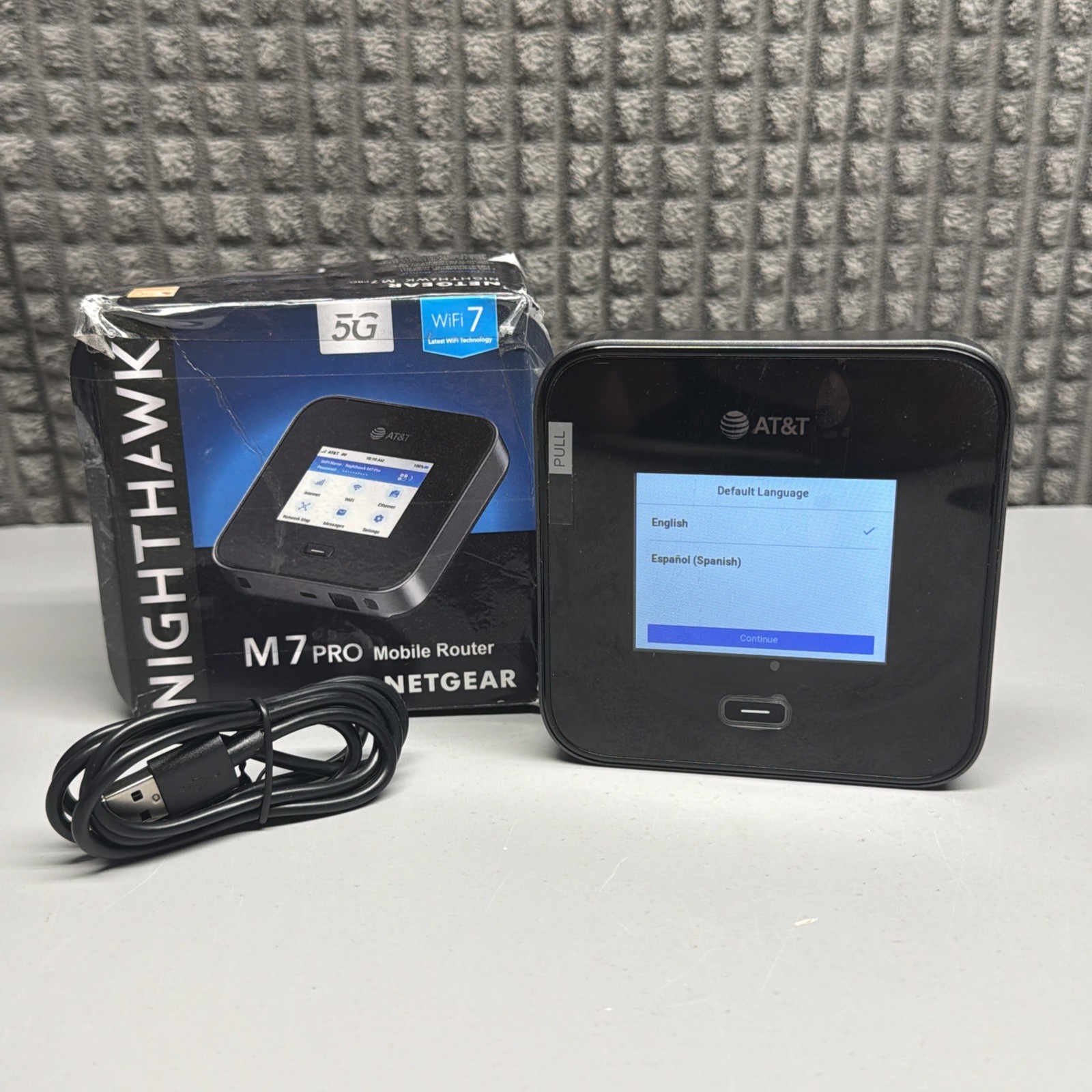NETGEAR Nighthawk M7 Pro MR7400 5G WiFi 7 Mobile Hotspot AT&T *READ Description*