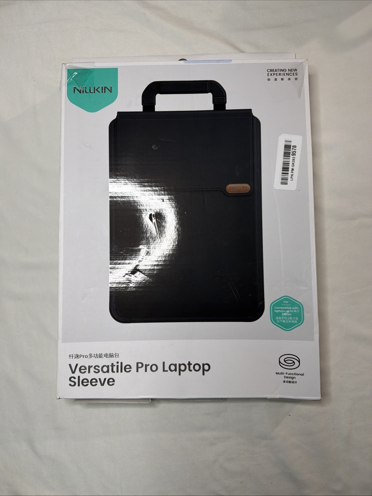 Nillkin 16 inch Laptop Sleeve with Handle (4-in-1), 2 Stand Modes,MacBook Sleeve