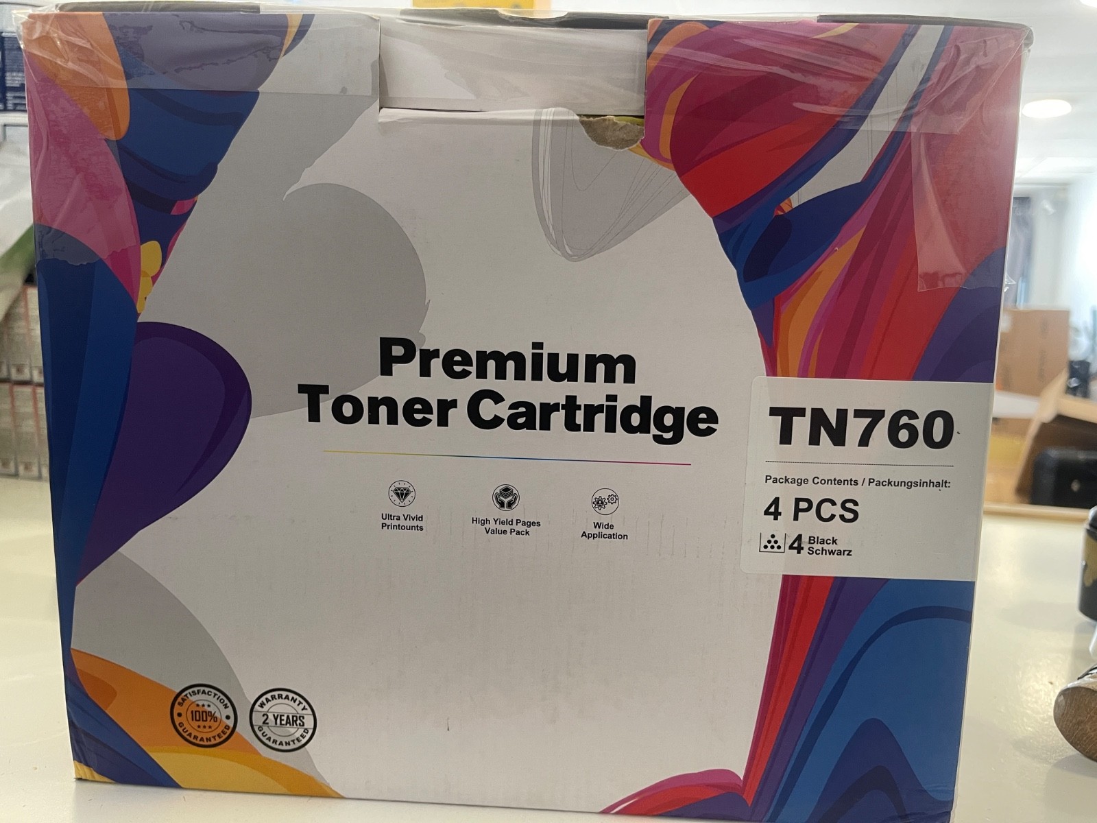 Premium toner Cartridge TN760 4pcs LX TEK