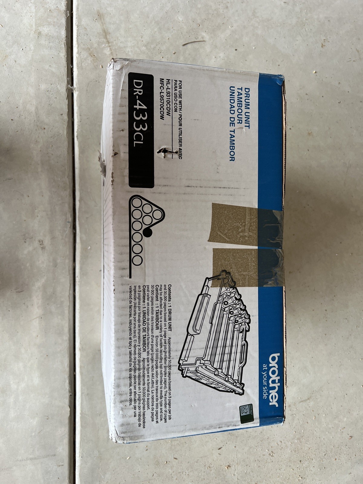 Genuine Brother DR-433CL Drum Unit OEM Original DR433CL