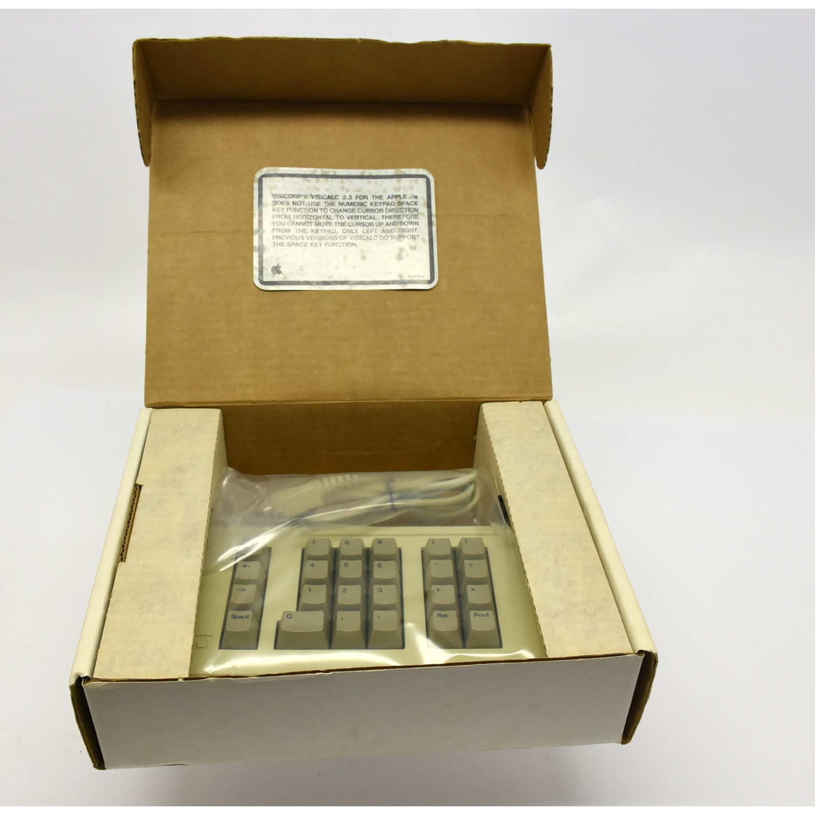Vintage RARE Open Box APPLE IIe A2M2003 Numeric key Pad Minty No Adapter/Manual