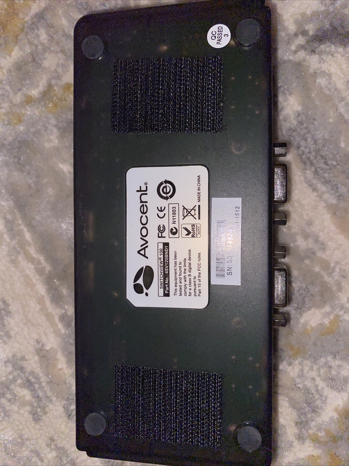 AVOCENT 4SV120BND1 4-port PS2 & Audio Switchview 100 KVM Switch