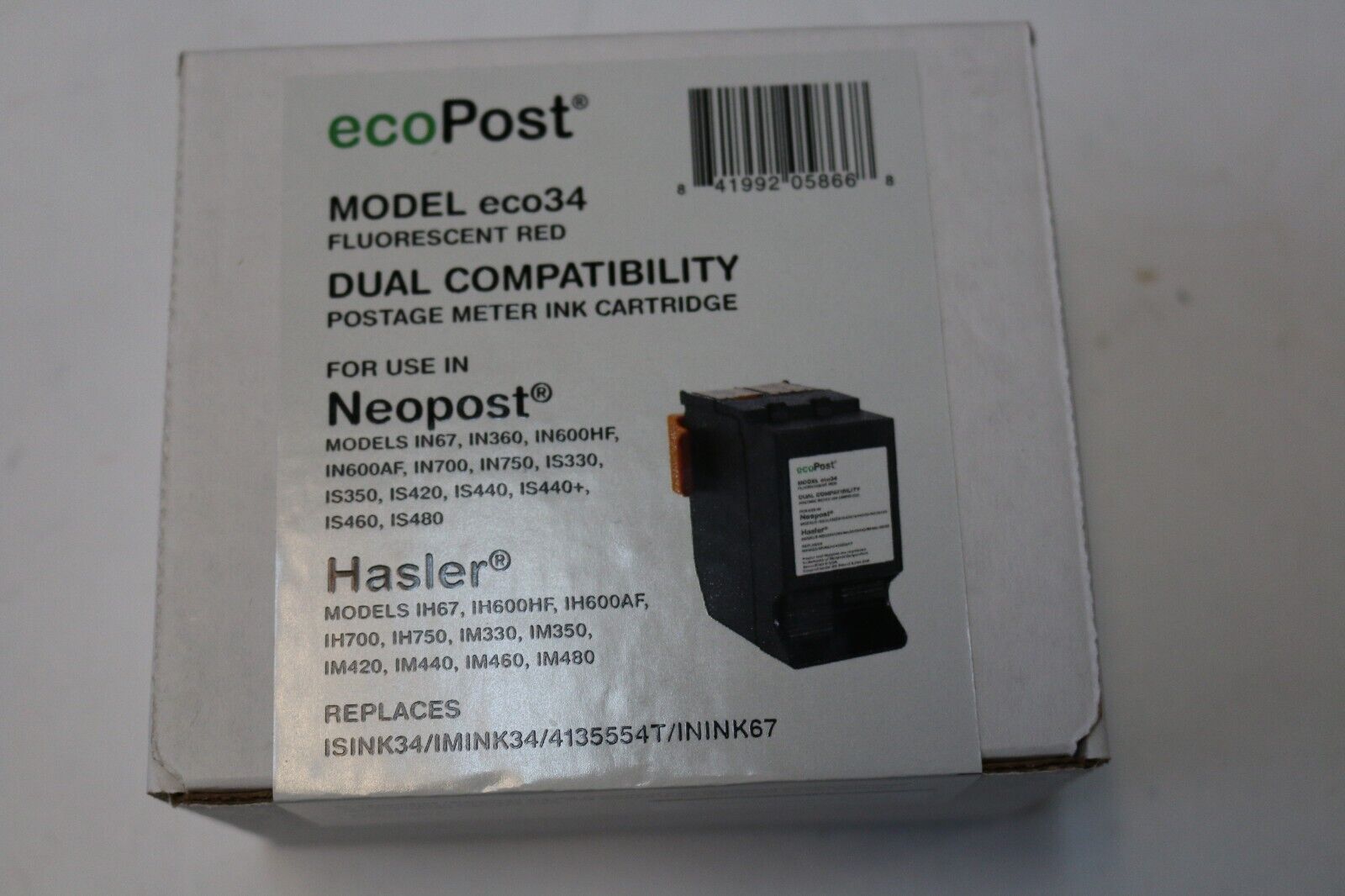 EcoPost, Model ECO34, Fluorescent Red, Unopened, Nov 2025