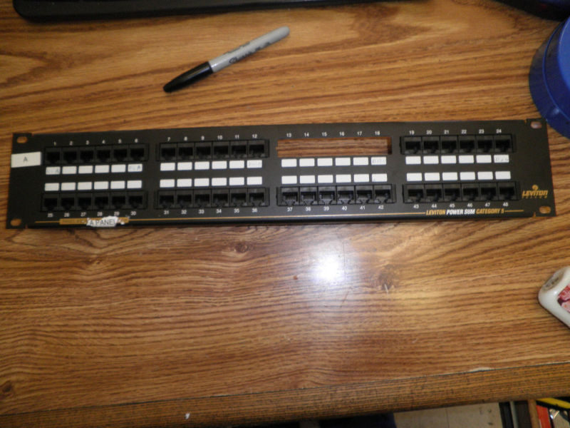 Leviton Cat. No. 59484-B48, CAT 5 Power Sum. 42 Ports 