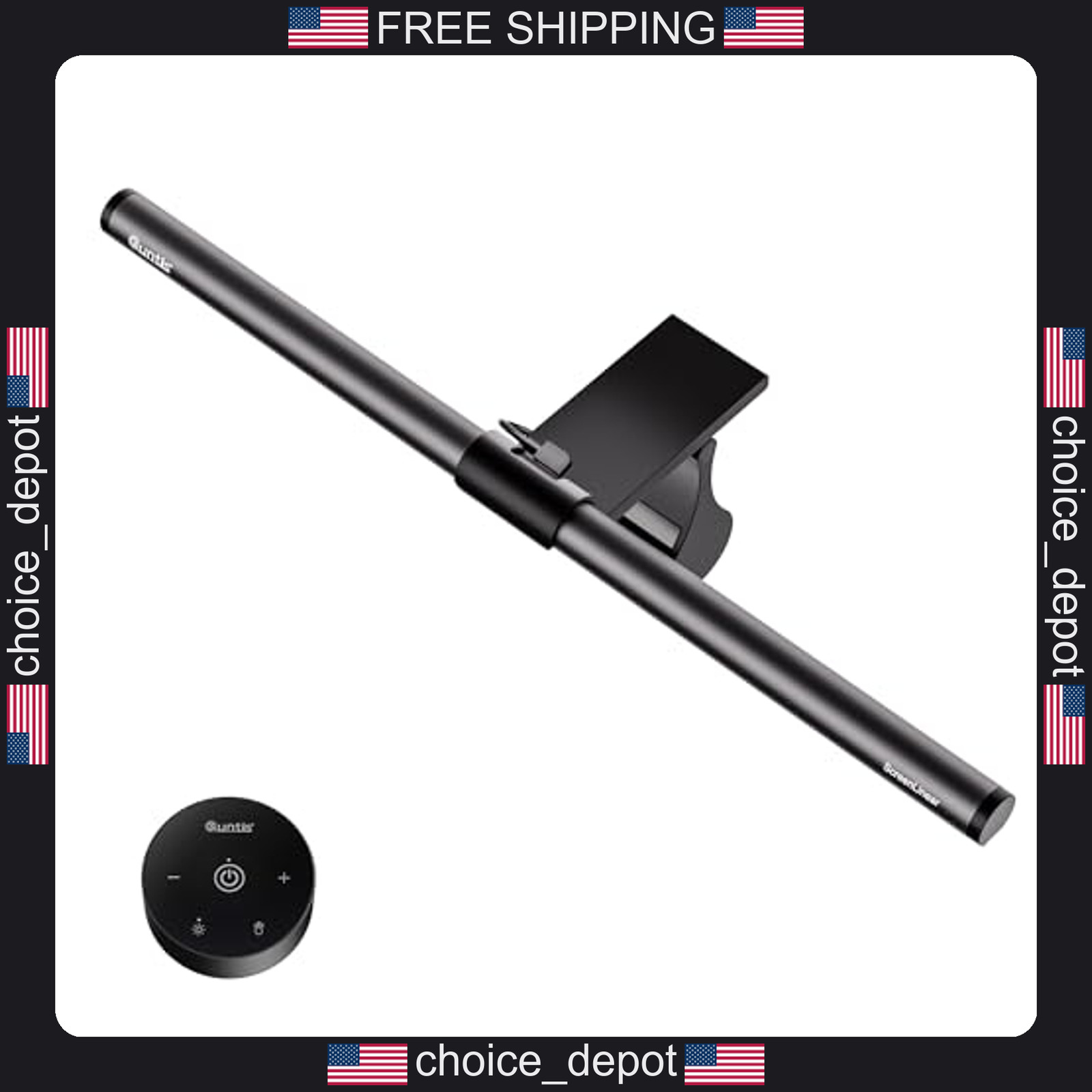 Quntis monitor light bar with remote eye-care no glare desk lamp