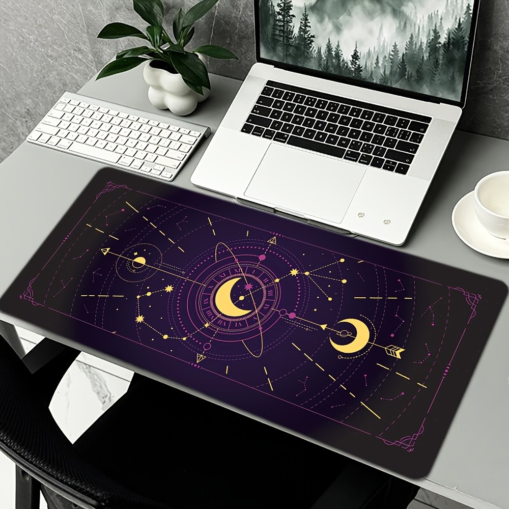 1pc High-Definition Printed Mouse Pad Featuring a Mysterious Astrology Star Pa