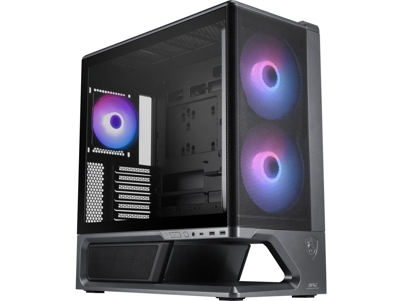 MSI MPG VIXTA 300R AIRFLOW PZ Mid-Tower ATX Gaming PC Case - Floating Base
