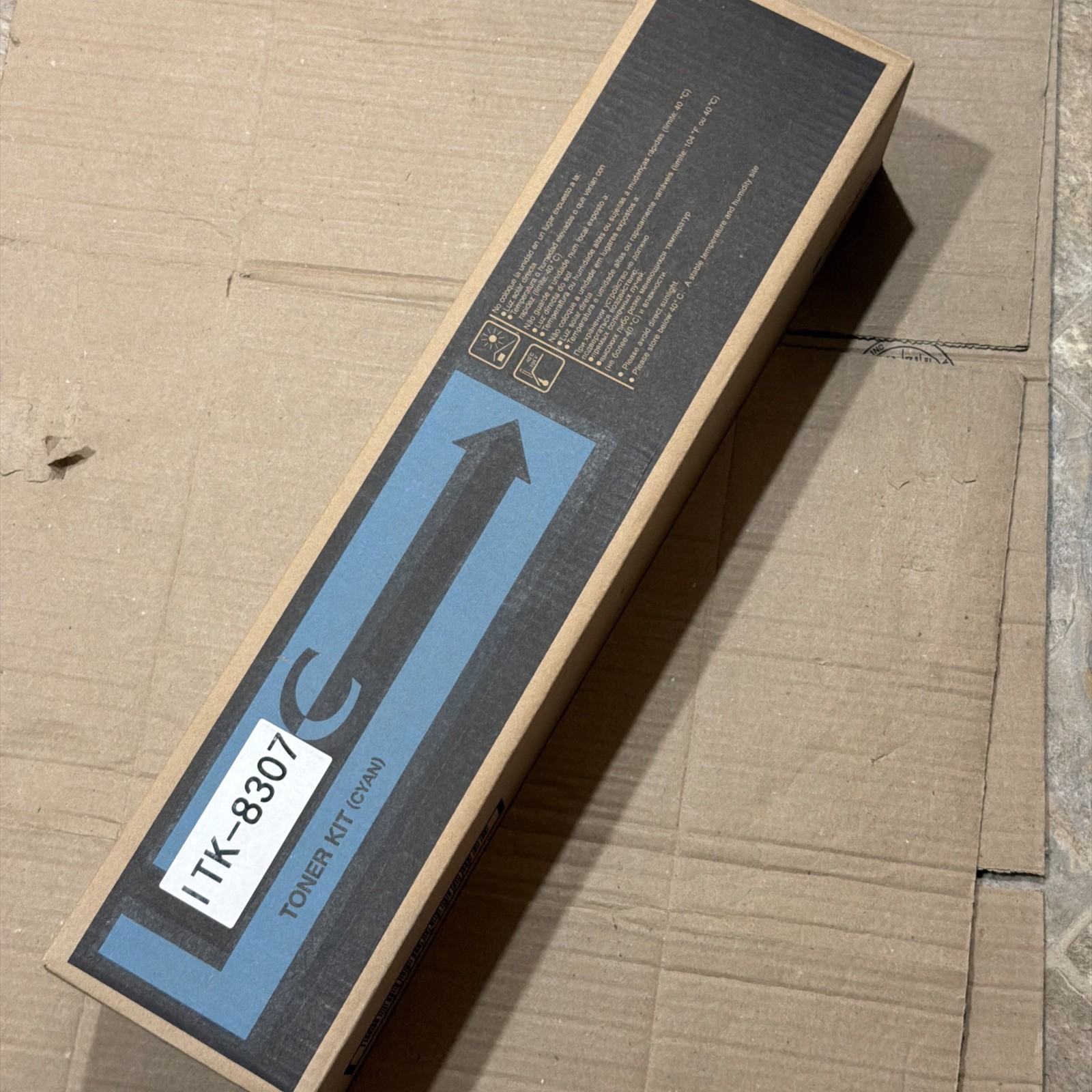 Kyocera TK-8307 Cyan Toner Cartridge. (blue)