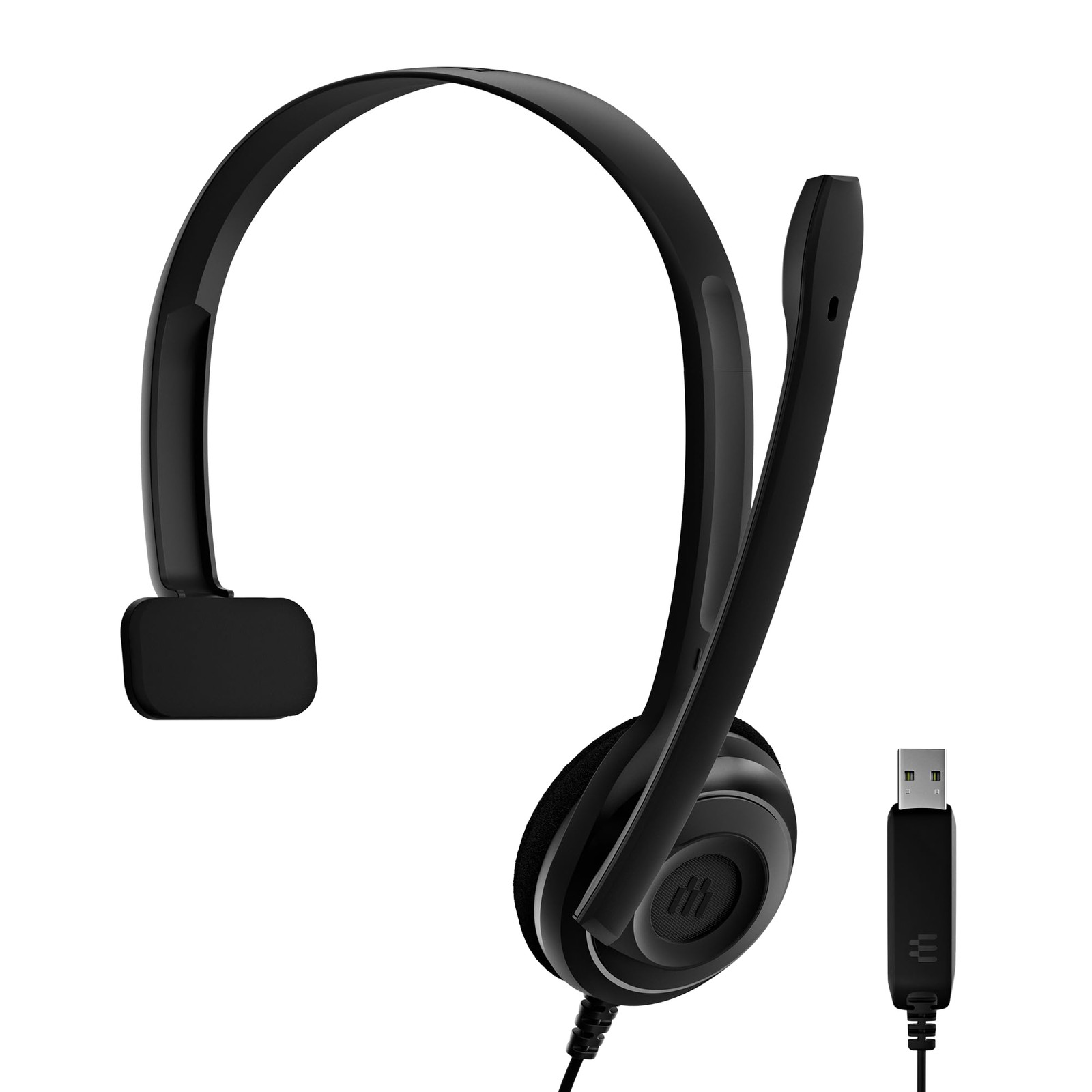 PC 7 USB Wired Headset – Lightweight Noise-Cancelling Boom Mic, Wideband Audi...