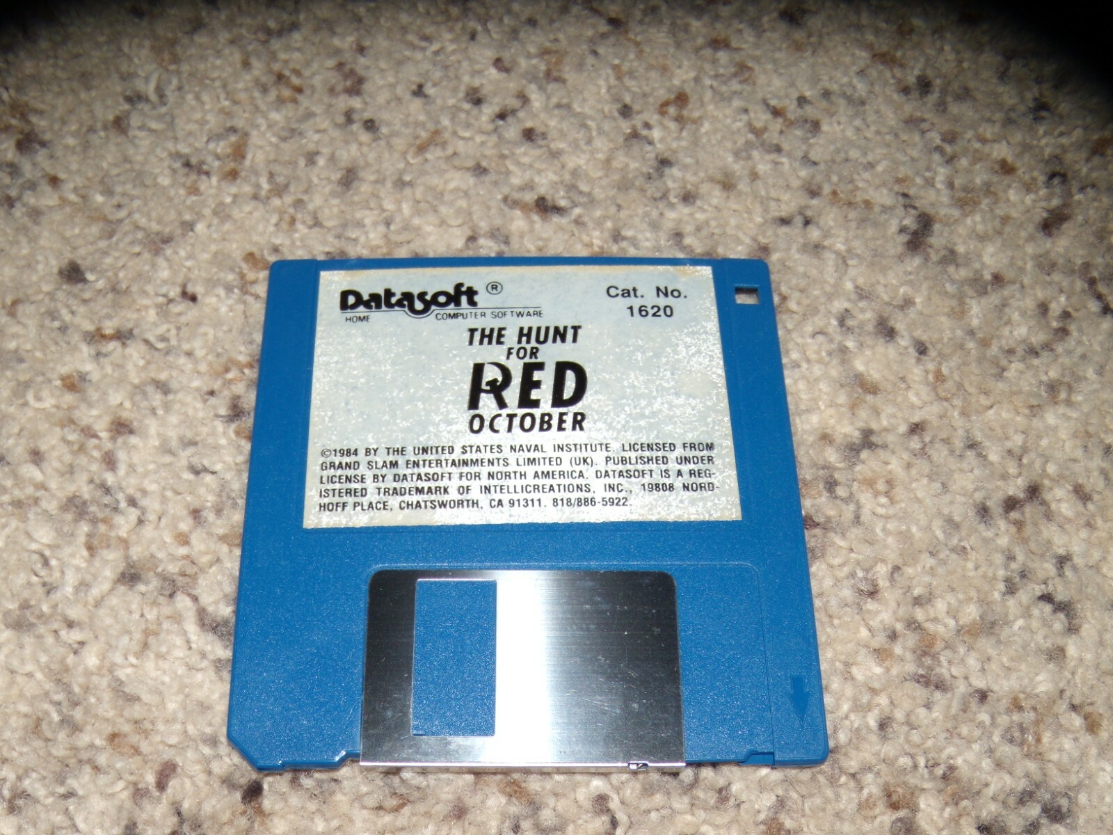 The Hunt for Red October Commodore Amiga on 3.5" disk