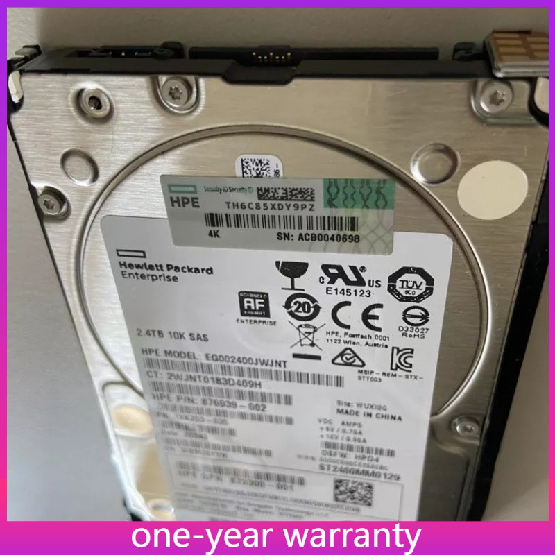 NEW HPE 881457-B21 881507-001 2.4TB 12G SAS 10K 2.5" SFF 512e DS HDD Hard Drive