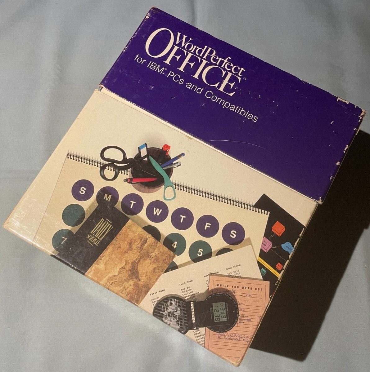 WORDPERFECT OFFICE LAN - IBM PC Computer Software Boxed 3.5/5.25 Disks UNTESTED