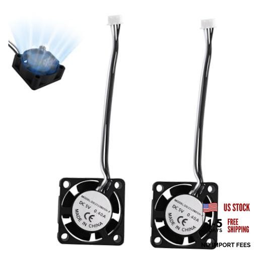 2pcs Hotend Cooling Fan for Bambu Lab X1/X1C 3D Printer, Rapid Extruder
