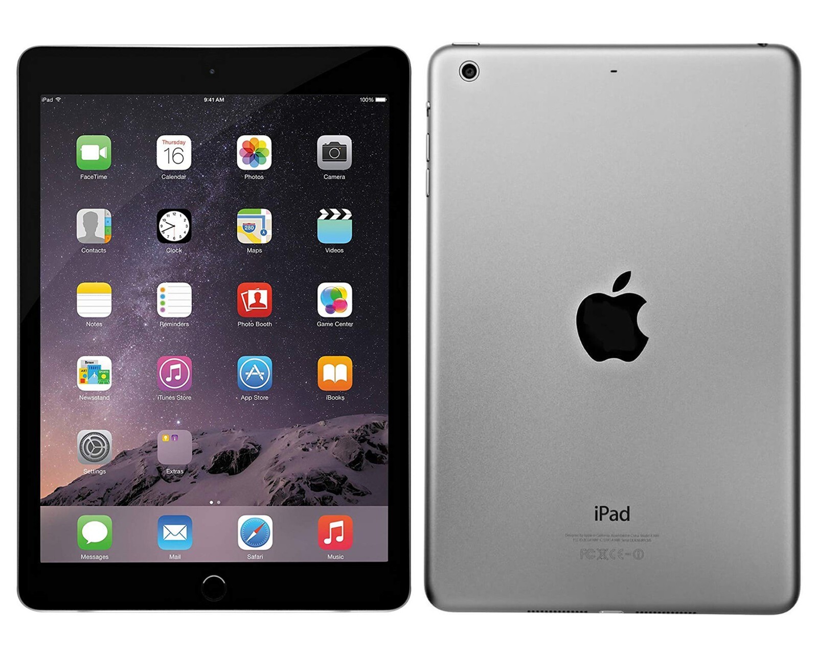 Apple iPad Air 2 Wi-Fi Only or Unlocked 16GB 32GB 64GB 128GB All Colors 9.7-inch