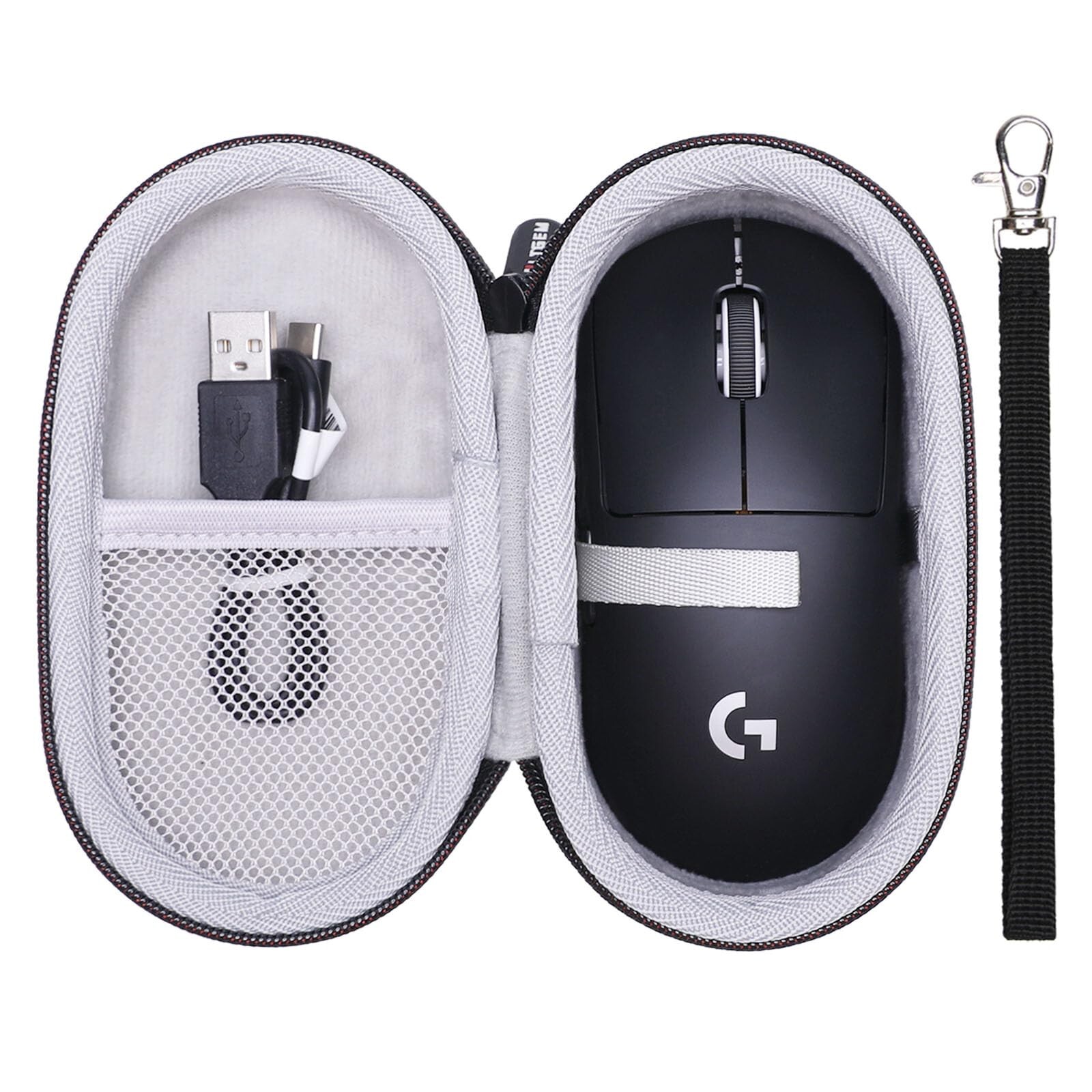 LTGEM Hard Travel Carrying Case for Logitech G305 / G PRO X/G Pro / G703 / G9...