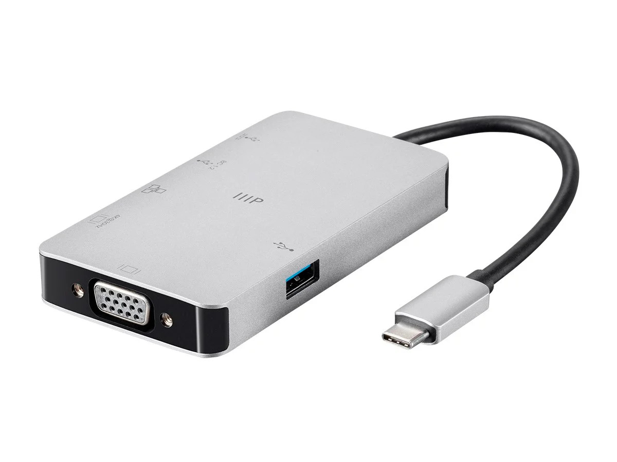 Monoprice USB-C to HDMI | (4k/60hz), Aluminum Alloy Shell, Nickel Plated Adaptor