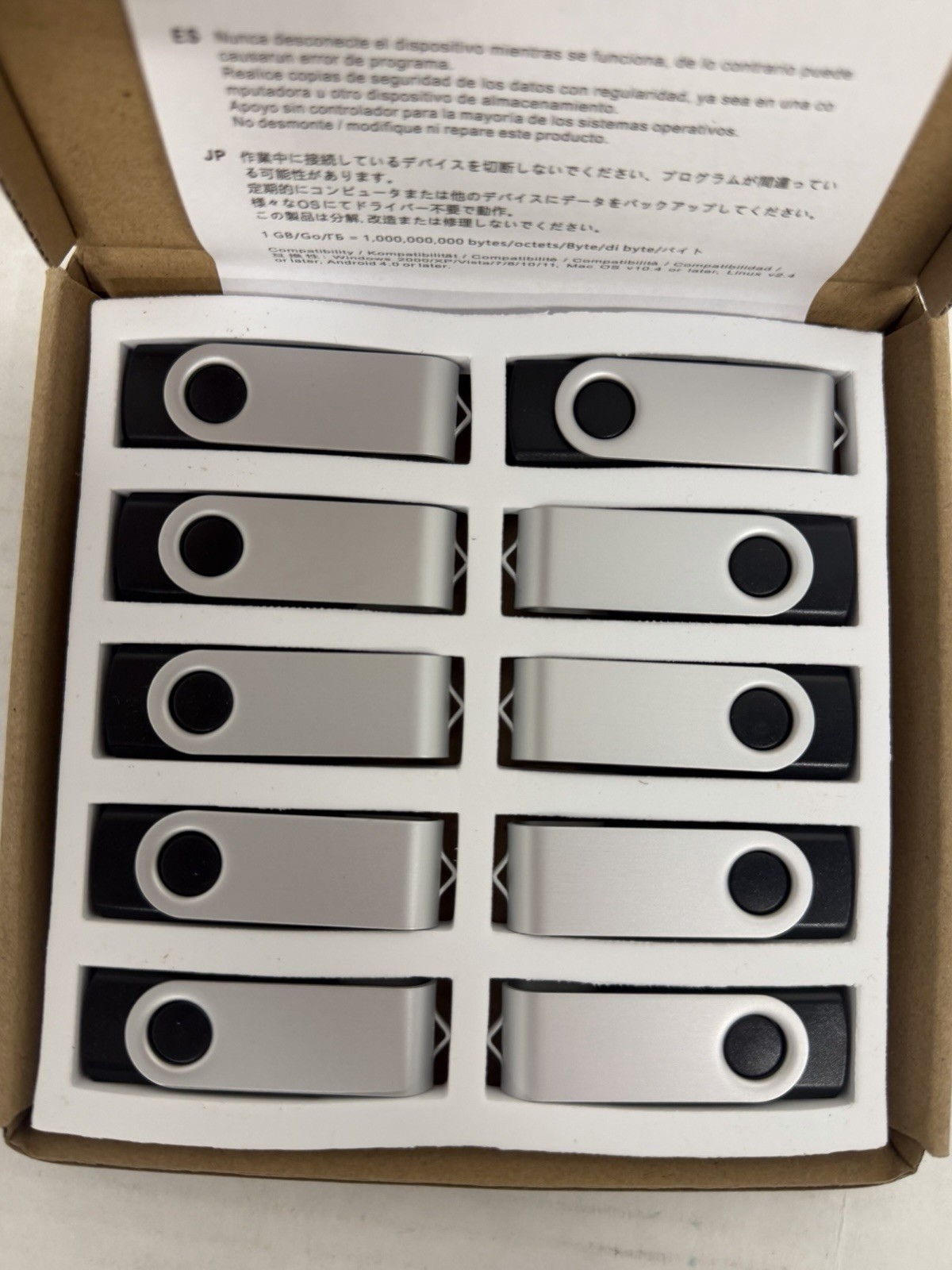 KEXIN 128GB USB 3.0 Flash Drive 10 Pack – New Unused Bulk Lot