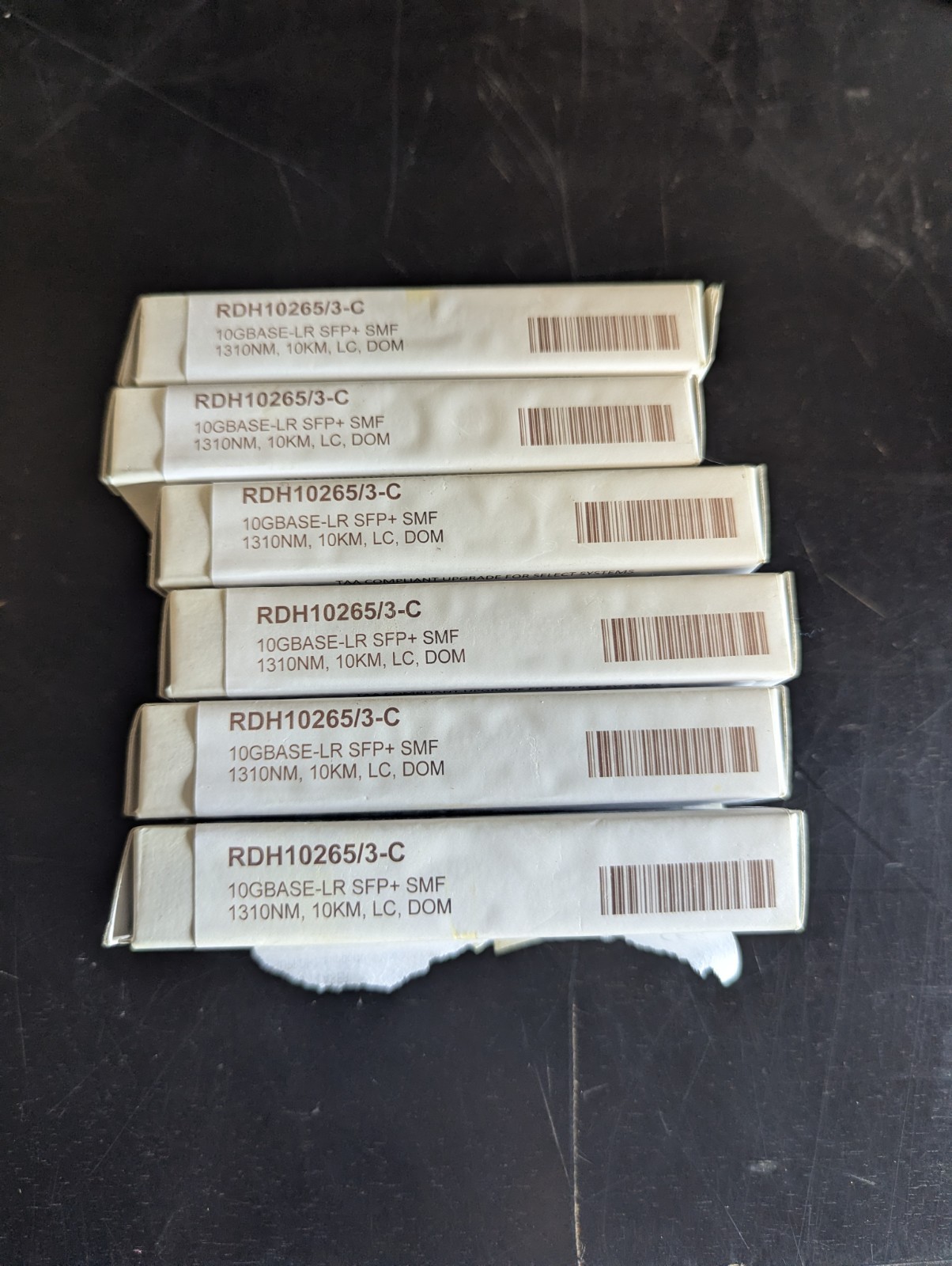 Amphenol ProLabs RDH10265/3-C Lot Of 6 TAA 10GBase-LR SFP+ Fiber Transceiver
