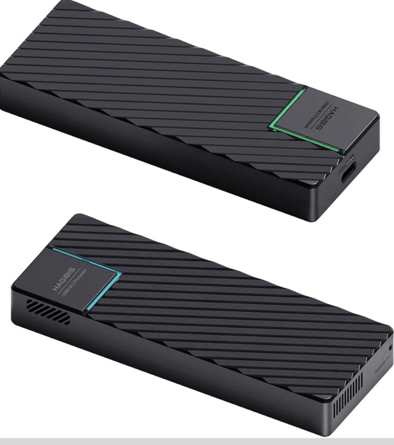 Hagibis 40Gbps M.2 Enclosure, USB4 NVMe SSD Enclosure PCIe3.0x4 Aluminum