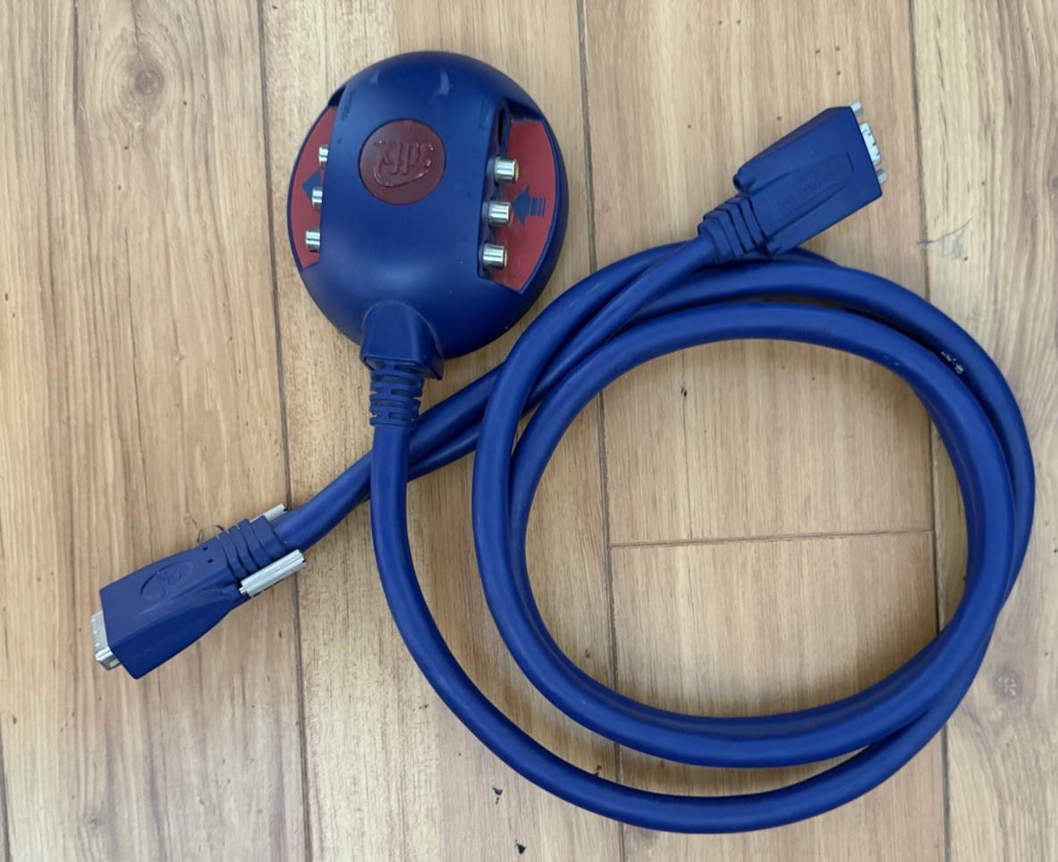 3Dfx Voodoo3 3500 AGP TV Cable Only Part No 220-0100-001 (RARE - Vintage 1999)