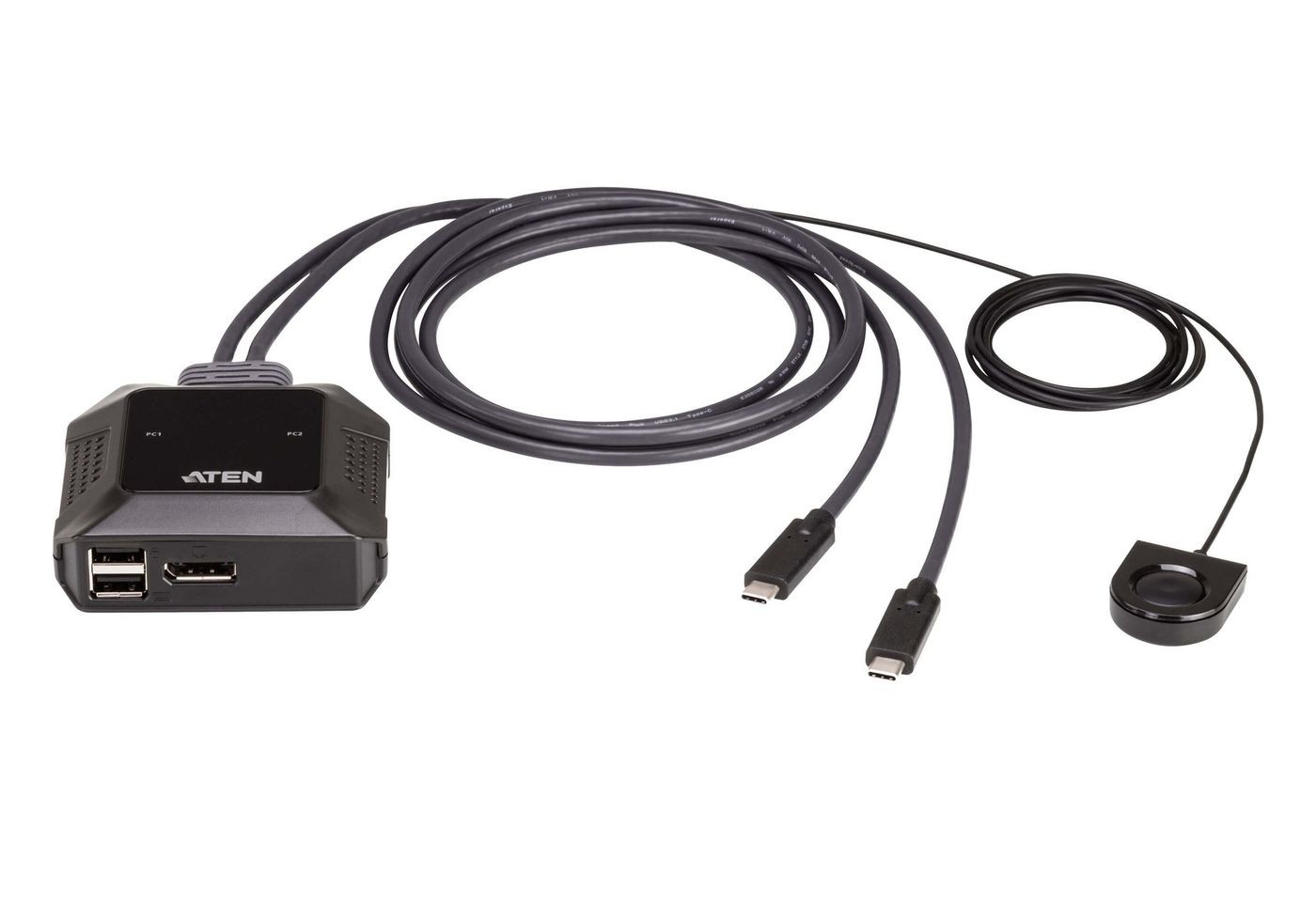 Aten W127164996 US3312-AT 2-Port USB-C 4K DisplayPort KVM Switch ~E~