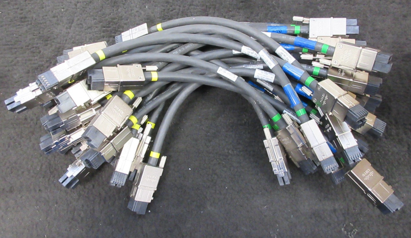 lot of 29 Cisco CAB-SPWR-30CM 37-1122-01 Catalyst 3750-X Stack Power Cable Kabel