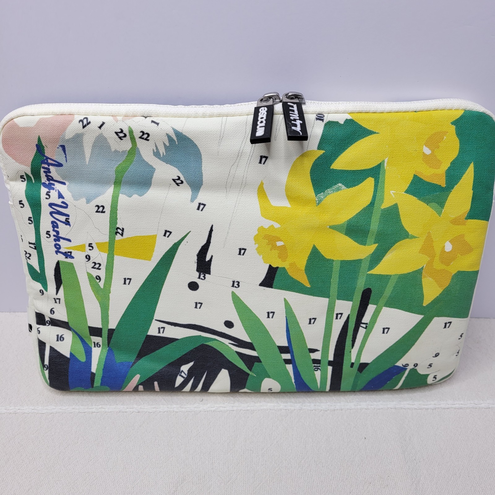 Incase Andy Warhol Tablet Case Protection Paint By Number Daffodils 12.5"x8.125"