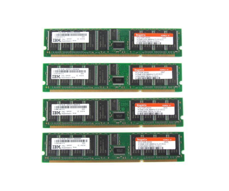 IBM 4443 512MB 2x256MB Memory Kit 266MHz DDR1 SDRAM DIMMs yz
