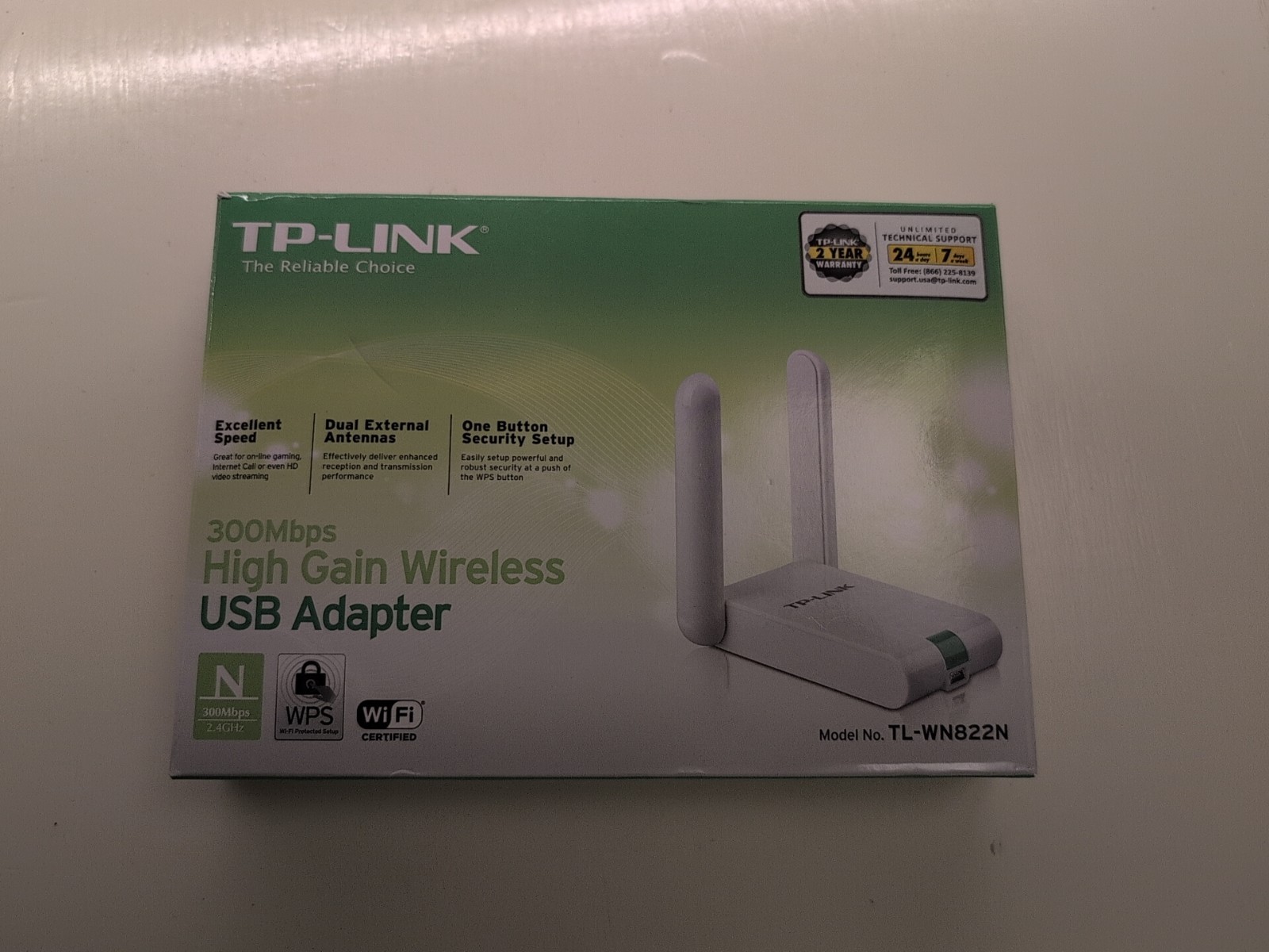 TP-Link TL-WN822N (TL-WN822N) Wireless Adapter  OPEN BOX
