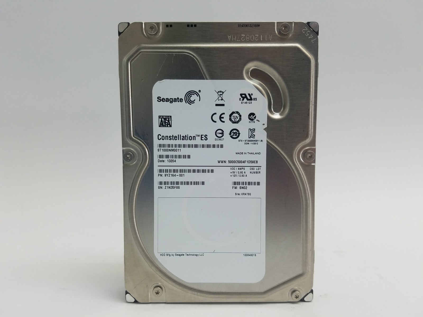Seagate Constellation ES ST1000NM0011 1TB 3.5" SATA III Enterprise Hard Drive