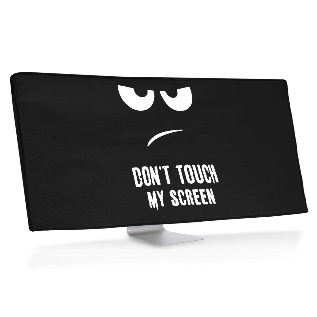 Computer Monitor Cover Compatible with 34-35" monitor - Don't Touch My Screen...