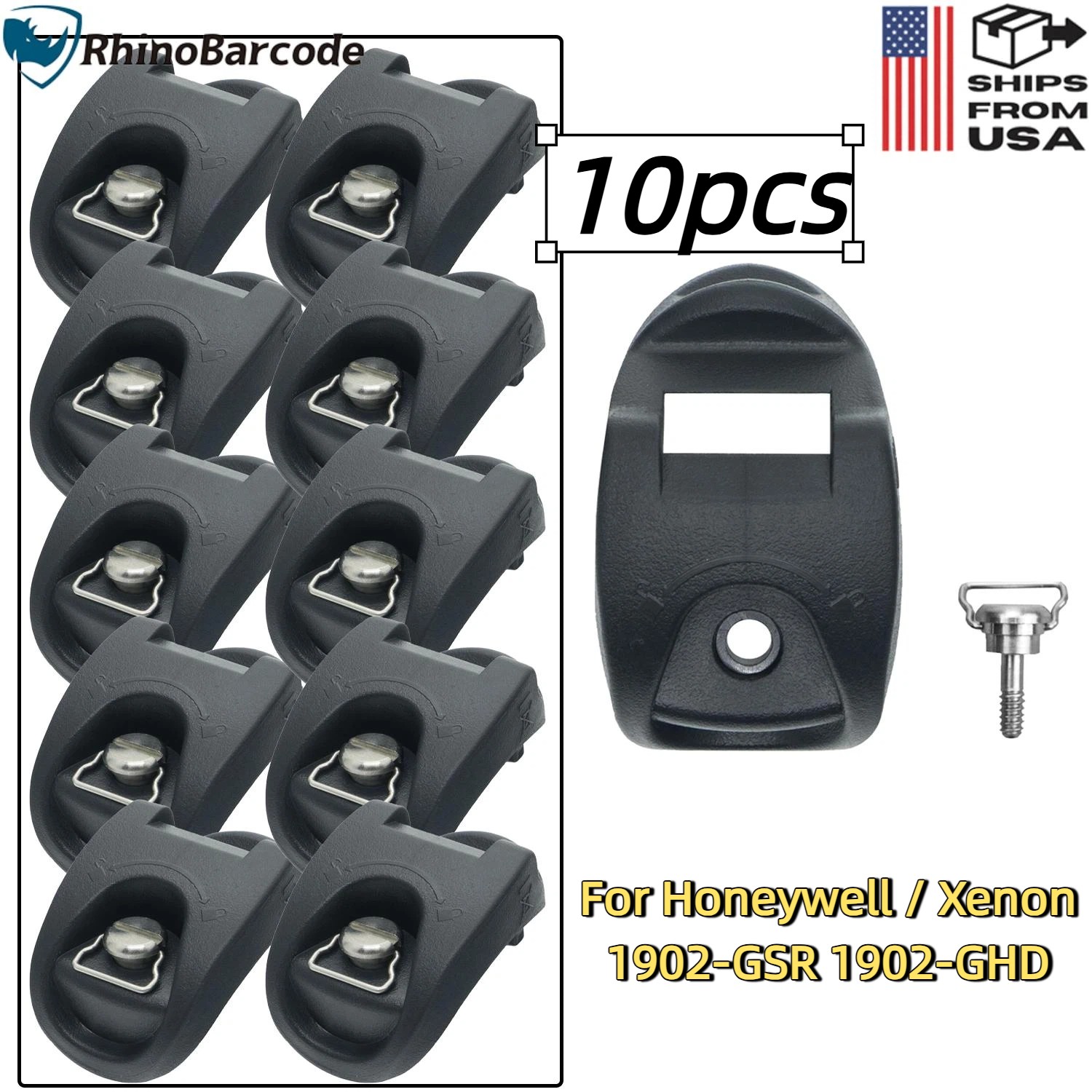 10PCS Battery Door Cover for Honeywell for Xenon 1902-GSR 1902-GHD Scanners