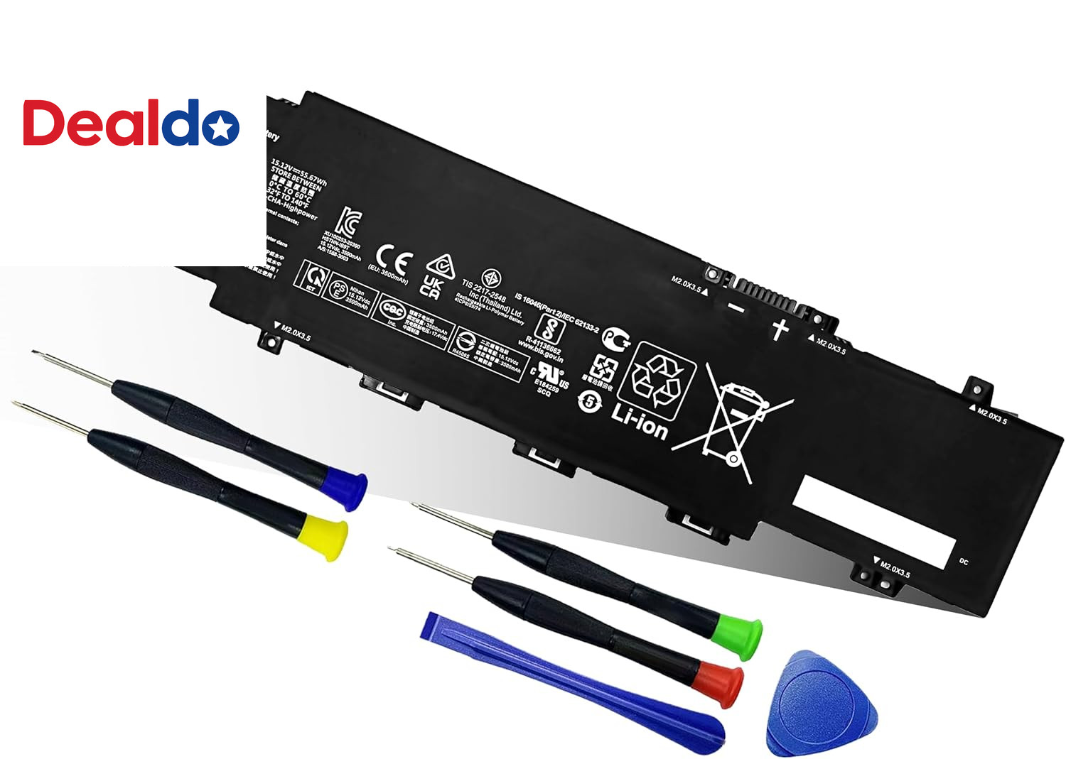 55.67Wh 4-Cell TI04XL M24563-005 Battery Replacement for HP Envy 17 Envy 17-Ch S