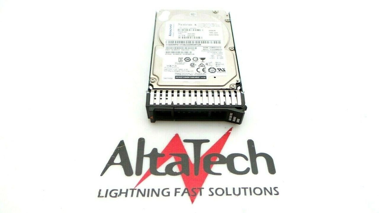 Lenovo 00AJ092 System X 600GB 10K 6GBPS SAS 2.5" G3HS HDD Hard Disk Drive