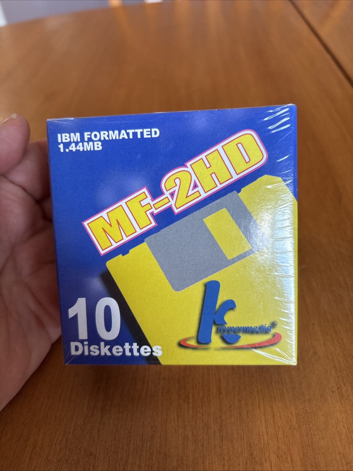K Hypermedia MF-2HD 10 Diskettes IBM Formatted 1.44MB New Sealed