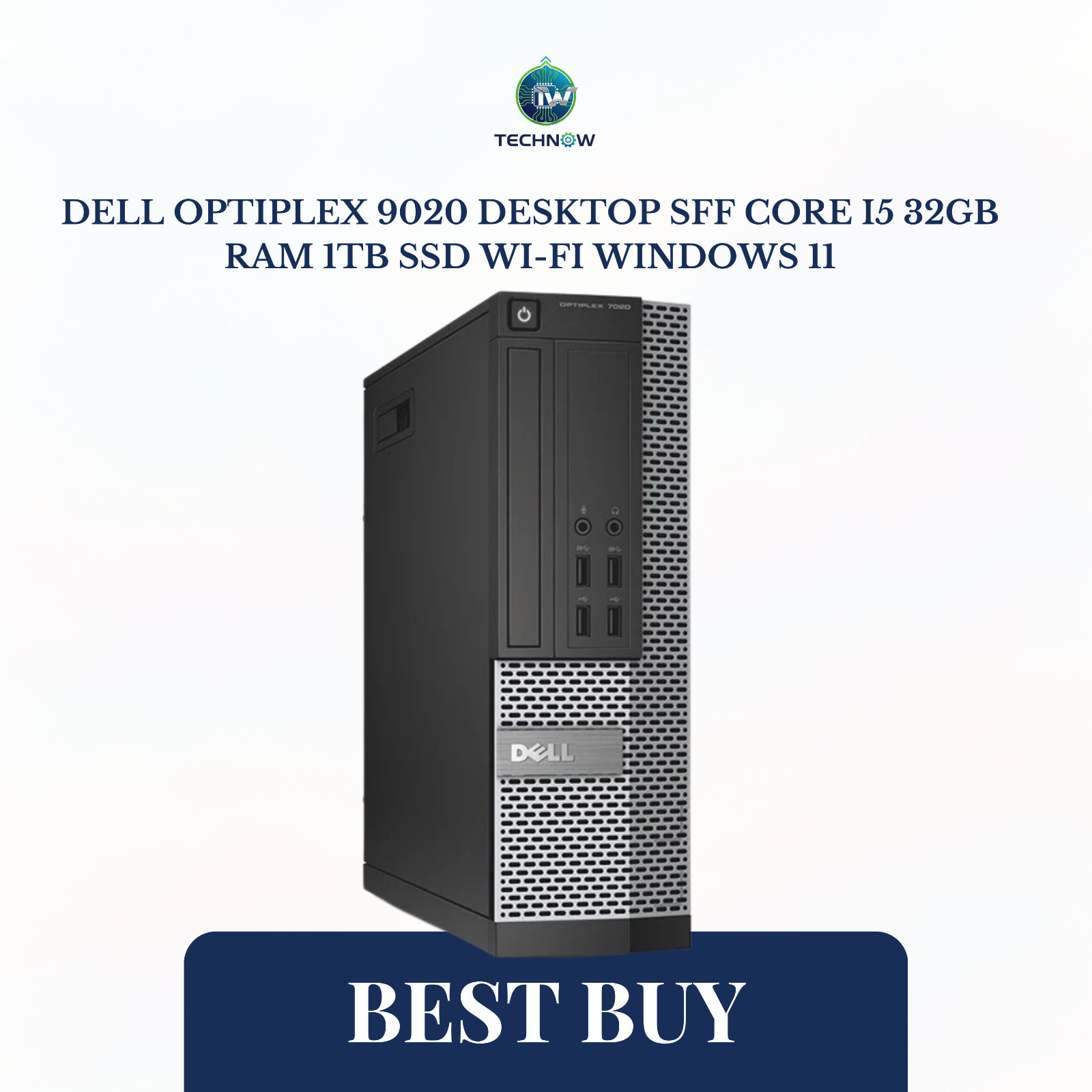 Dell OptiPlex 9020 Desktop SFF Core i5 32GB Ram 1TB SSD Wi-Fi Windows 11