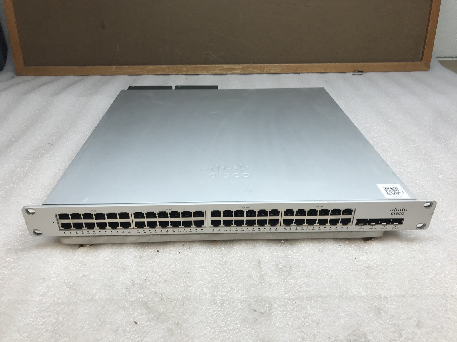 Cisco Meraki MS350-48FP 48-Port Gigabit Ethernet Switch PoE Dual PSU Unclaimed